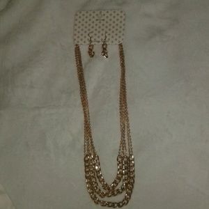 Women's Necklace and earrings